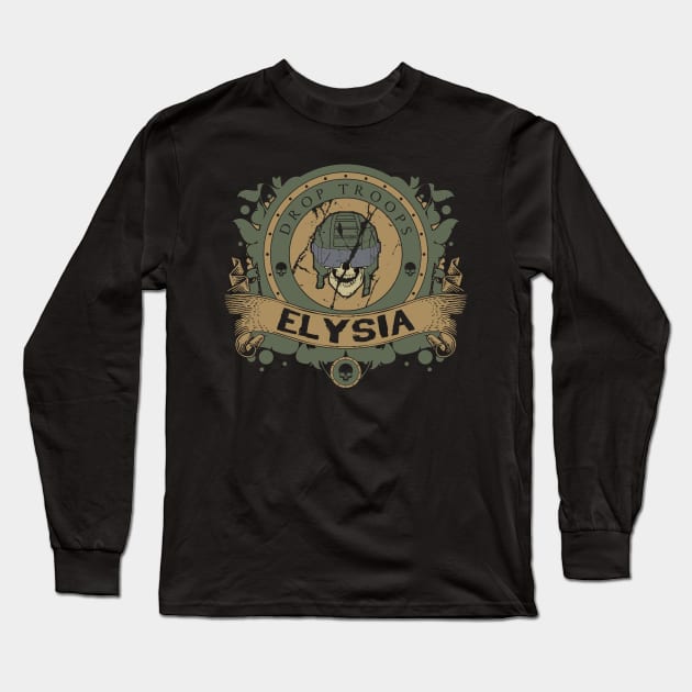 ELYSIA - SPLAT CREST Long Sleeve T-Shirt by Absoluttees